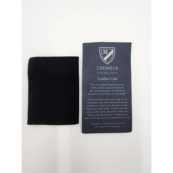 Cremieux Lambskin Jacket Mens XL Brown Bomber Flight Zip Bib Double… - Picture 13 of 16